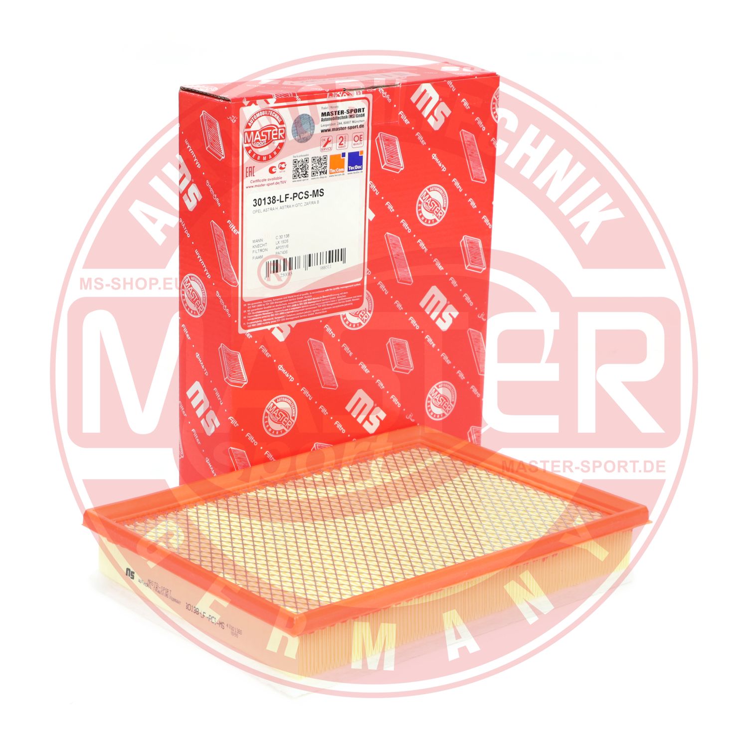 MASTER-SPORT GERMANY 30138-LF-PCS-MS Vzduchový filter